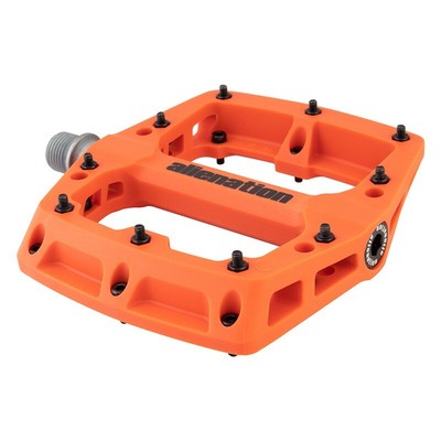 orange bike pedals